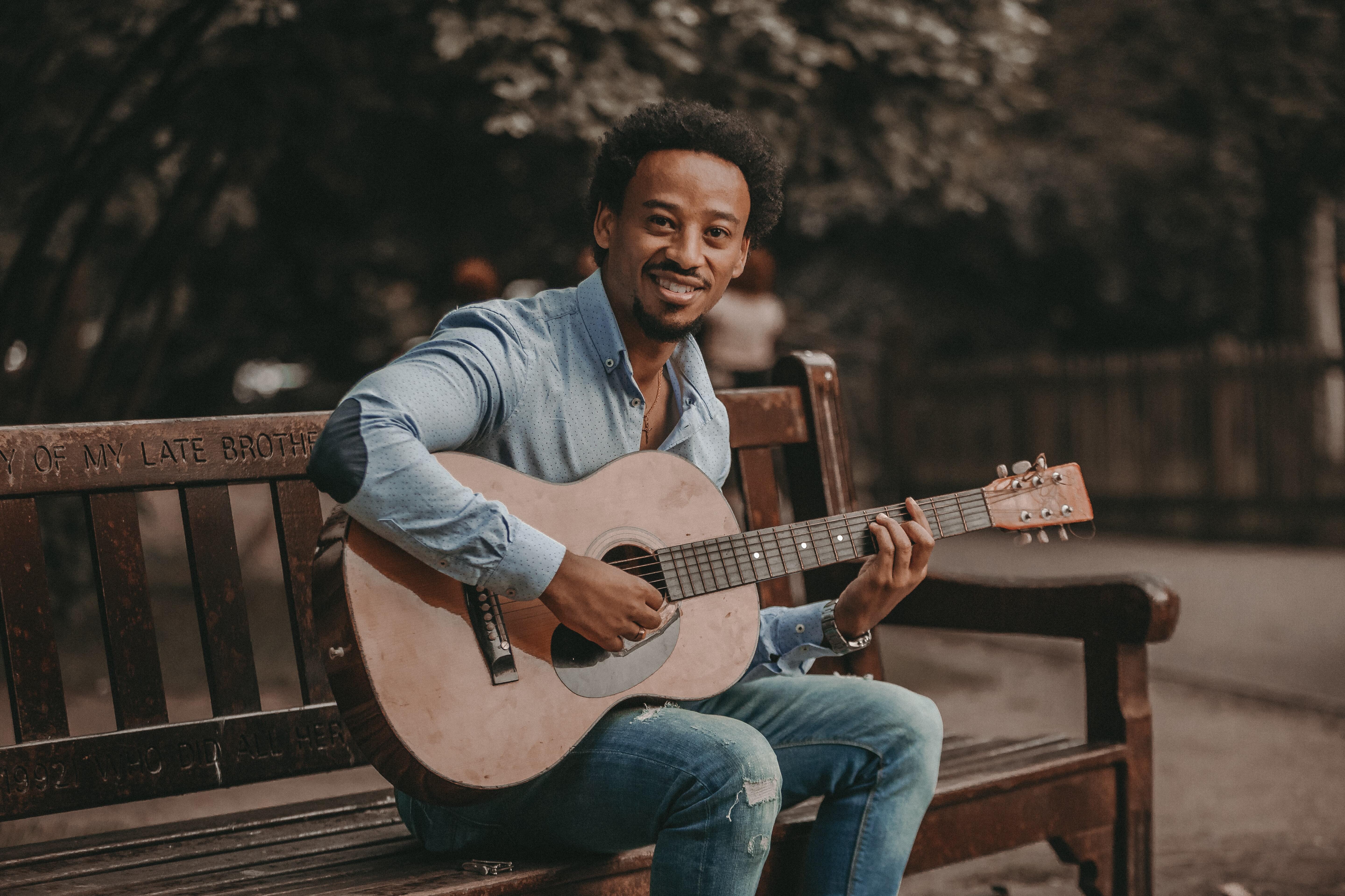 man with guitar